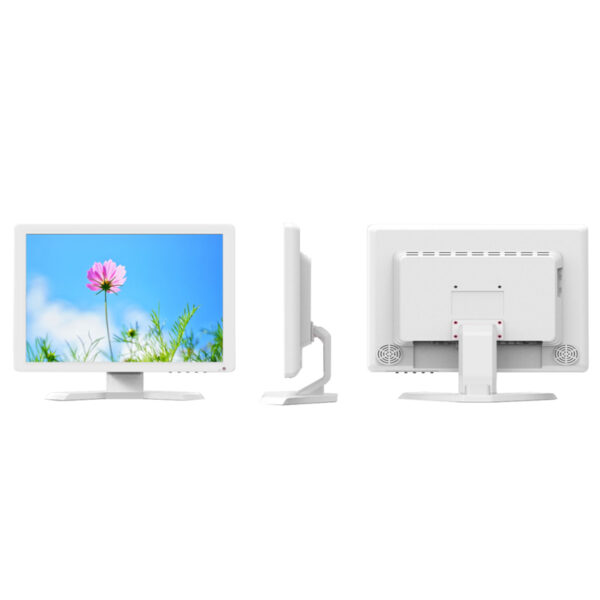 19 inch White Wall Mount Monitor