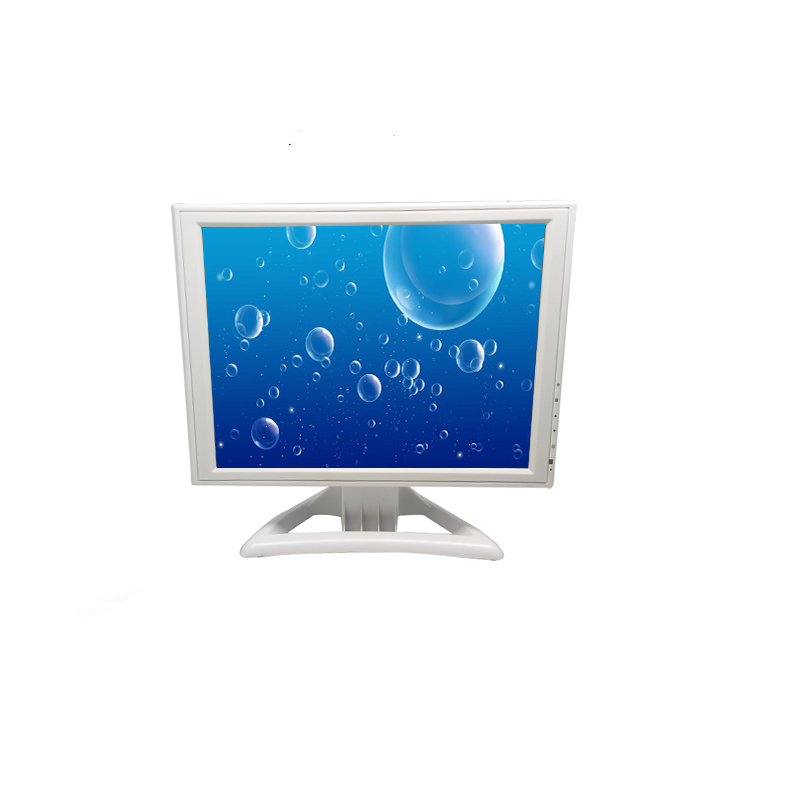 White 15 inch resistance touch screen