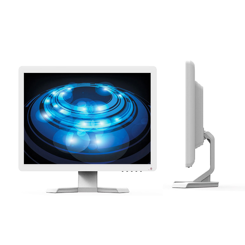 White 17 inch LCD monitor