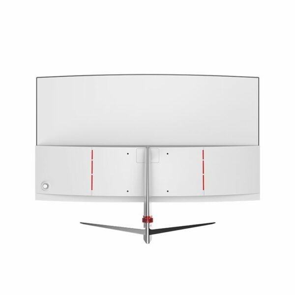 White 24 inch monitor